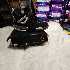 Air Jordan Black and Gray Sneakers